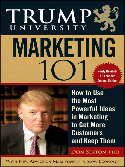 Title details for Trump University Marketing 101 by Don Sexton - Available